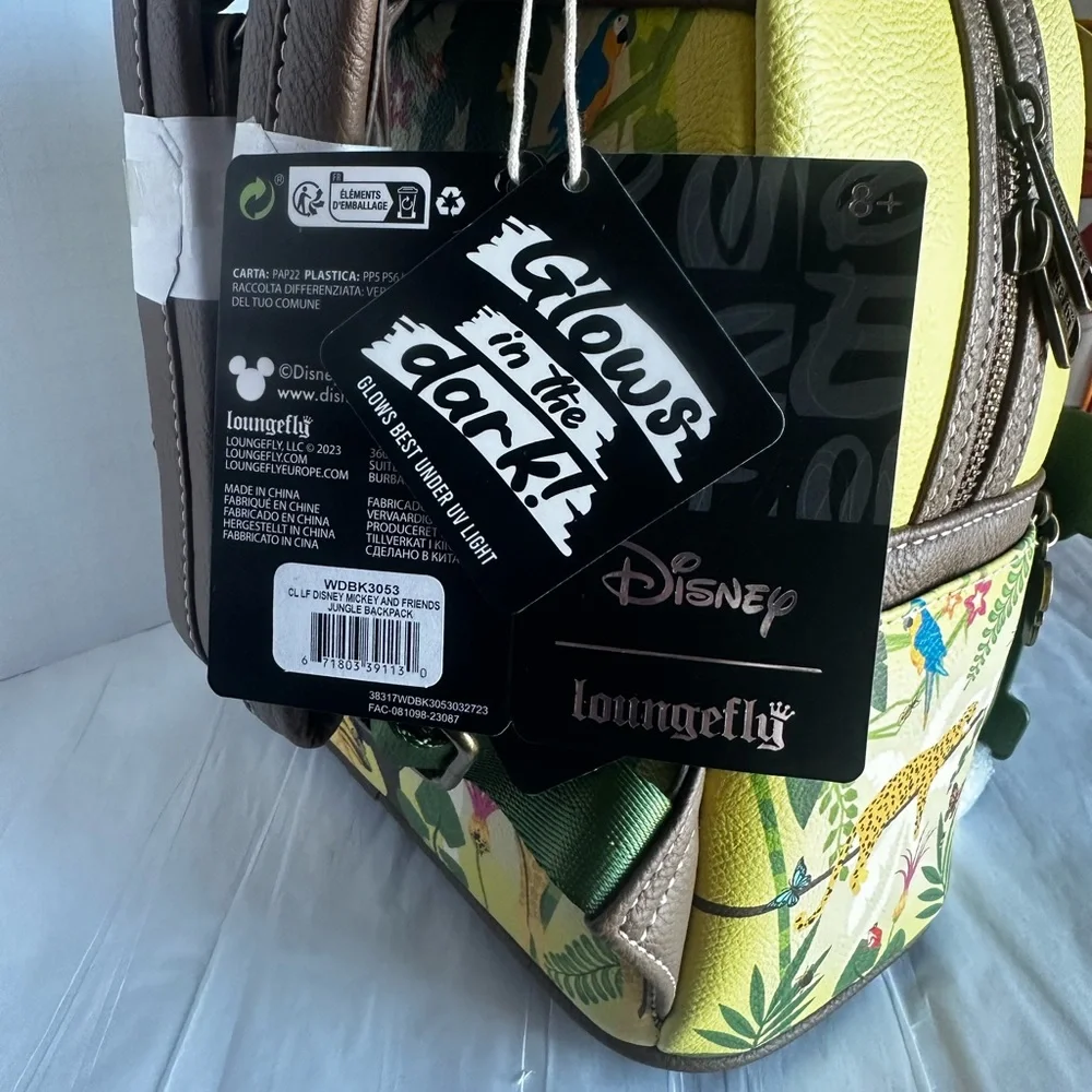 Loungefly Mickey and Friends Jungle backpack - Picture 5 of 5